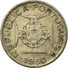 Münze, Mosambik, 2-1/2 Escudos, 1950, S+, Silber, KM:68