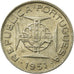 Coin, Mozambique, 2-1/2 Escudos, 1951, VF(30-35), Silver, KM:68