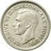 Moneda, Australia, George VI, Sixpence, 1952, MBC, Plata, KM:45