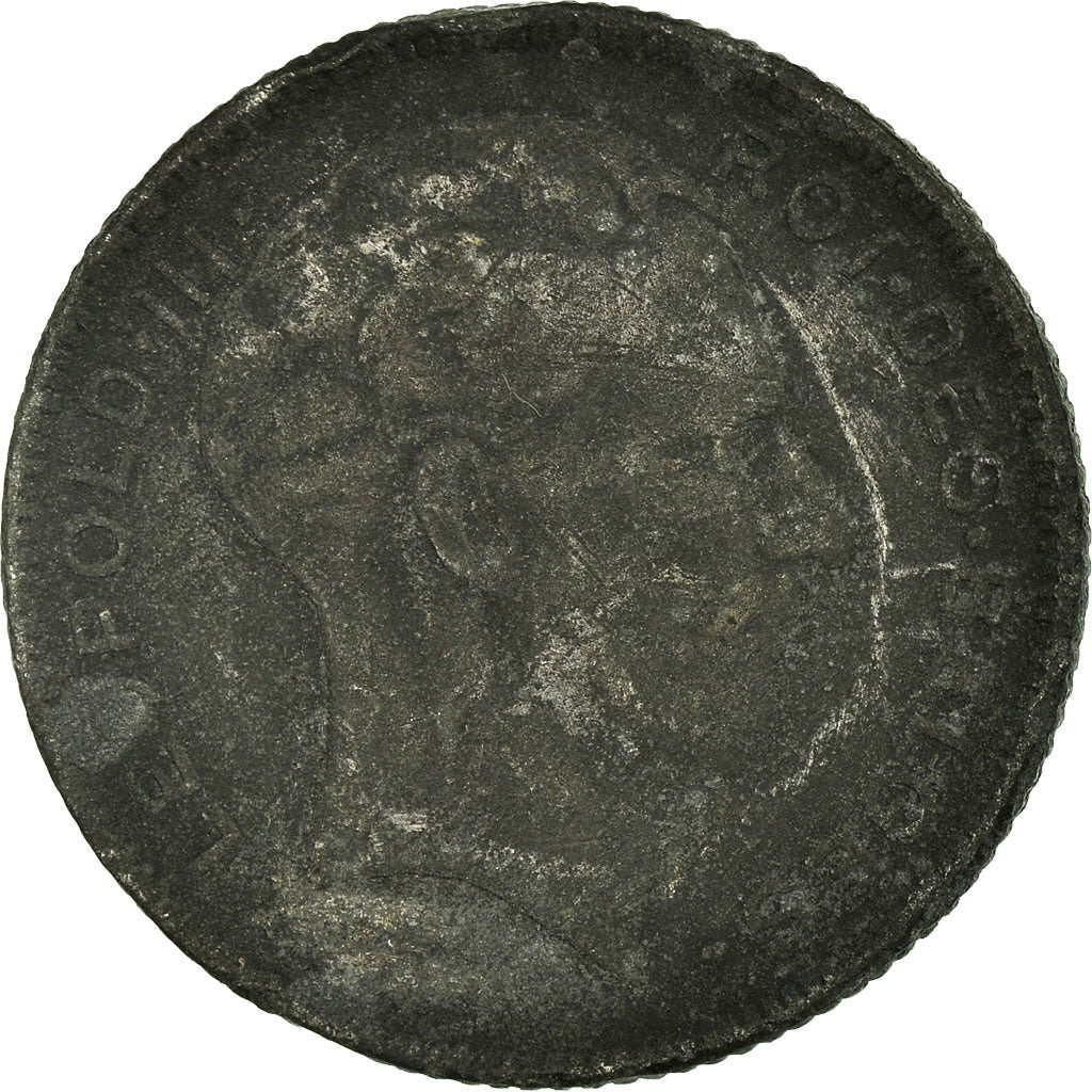 Moneta, Belgio, 5 Francs, 5 Frank, 1941, MB+, Zinco, KM:129.1
