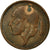 Moneda, Bélgica, Baudouin I, 50 Centimes, 1957, BC+, Bronce, KM:149.1