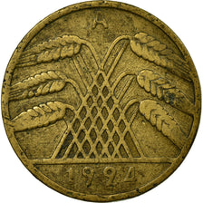 Monnaie, République fédérale allemande, 10 Pfennig, 1994, Berlin, TB+, Brass