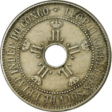 Moneta, Stato Libero del Congo, Leopold II, 10 Centimes, 1908, MB+, Rame-nichel
