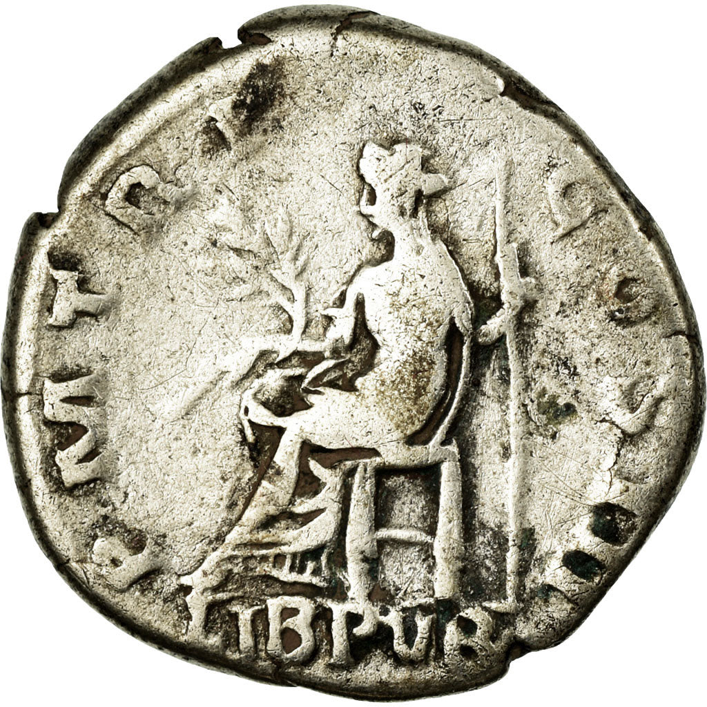 Coin, Hadrian, Denarius, EF(40-45), Silver, Cohen:902