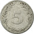 Moneta, Tunisia, 5 Millim, 1960, Paris, VF(20-25), Aluminium, KM:282
