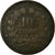 Monnaie, France, Cérès, 10 Centimes, 1873, Bordeaux, TB+, Bronze