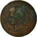 Moneda, Francia, Cérès, 10 Centimes, 1897, Paris, BC+, Bronce, KM:815.1