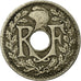Moneta, Francja, Lindauer, 5 Centimes, 1923, Poissy, VF(30-35), Miedź-Nikiel