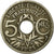Moneta, Francja, Lindauer, 5 Centimes, 1923, Poissy, VF(30-35), Miedź-Nikiel