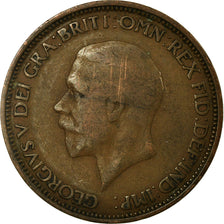 Coin, Great Britain, George V, 1/2 Penny, 1933, VF(30-35), Bronze, KM:837