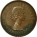 Münze, Großbritannien, Elizabeth II, 1/2 Penny, 1955, S+, Bronze, KM:896