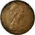 Coin, Great Britain, Elizabeth II, 1/2 New Penny, 1980, VF(30-35), Bronze