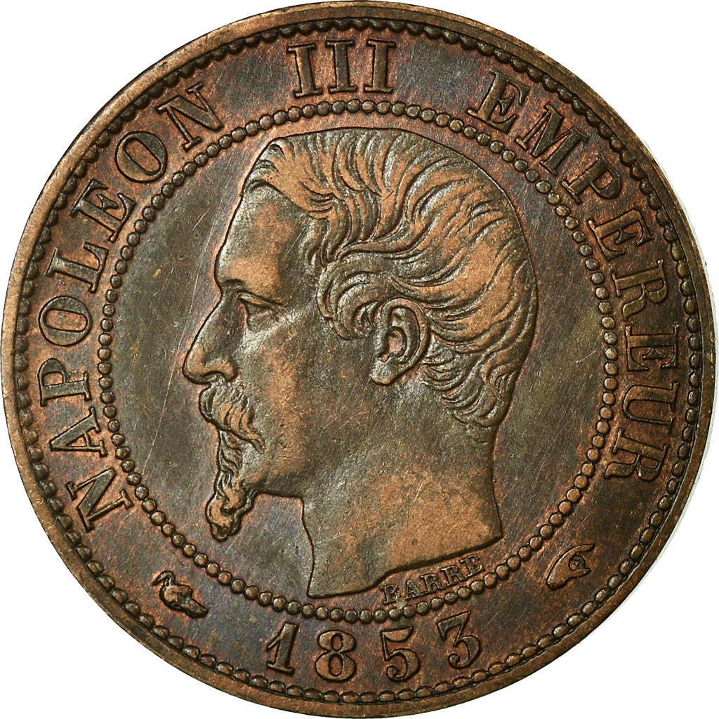 Coin, France, Napoleon III, Napoléon III, Centime, 1853, Paris, VF(30-35)