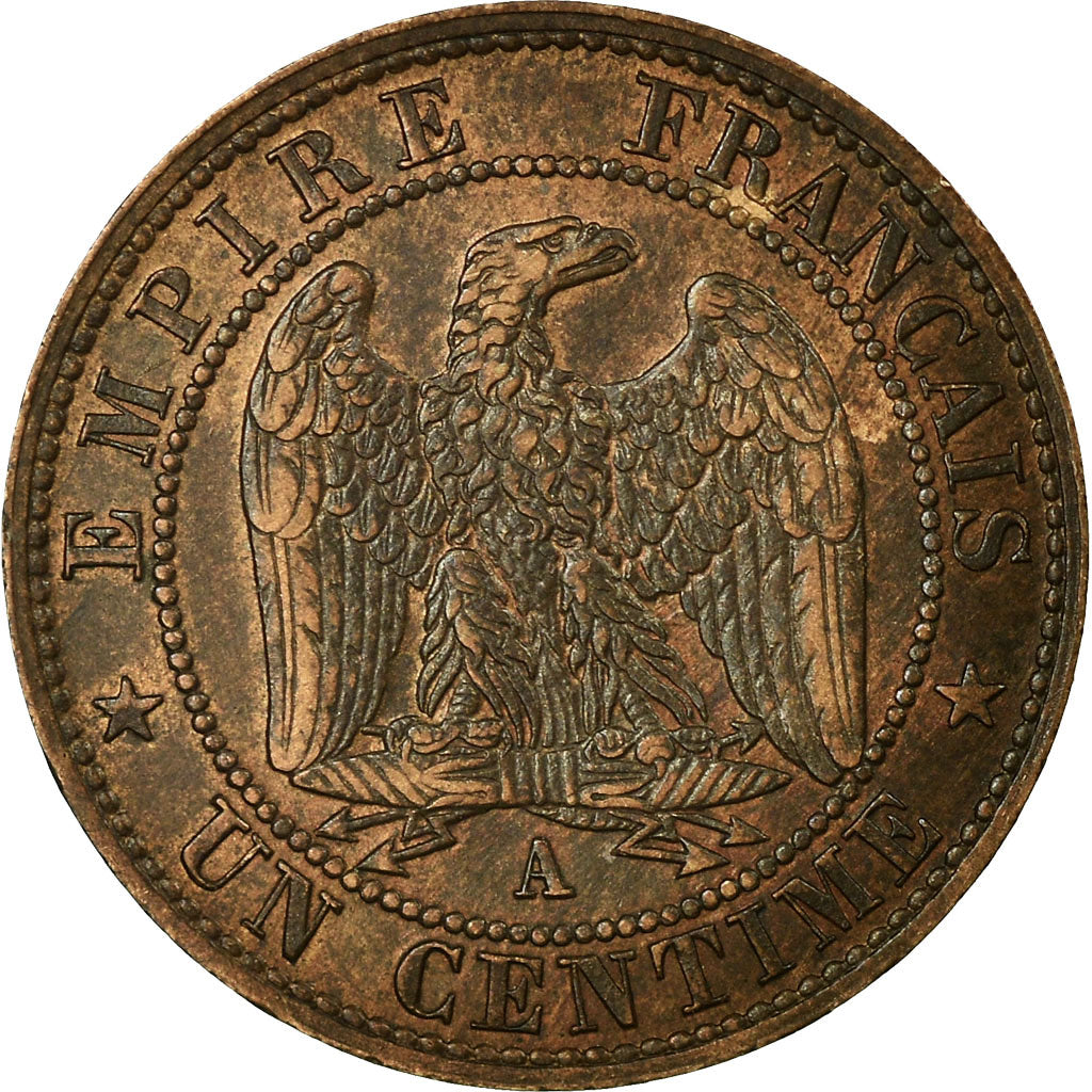 Coin, France, Napoleon III, Napoléon III, Centime, 1853, Paris, VF(30-35)