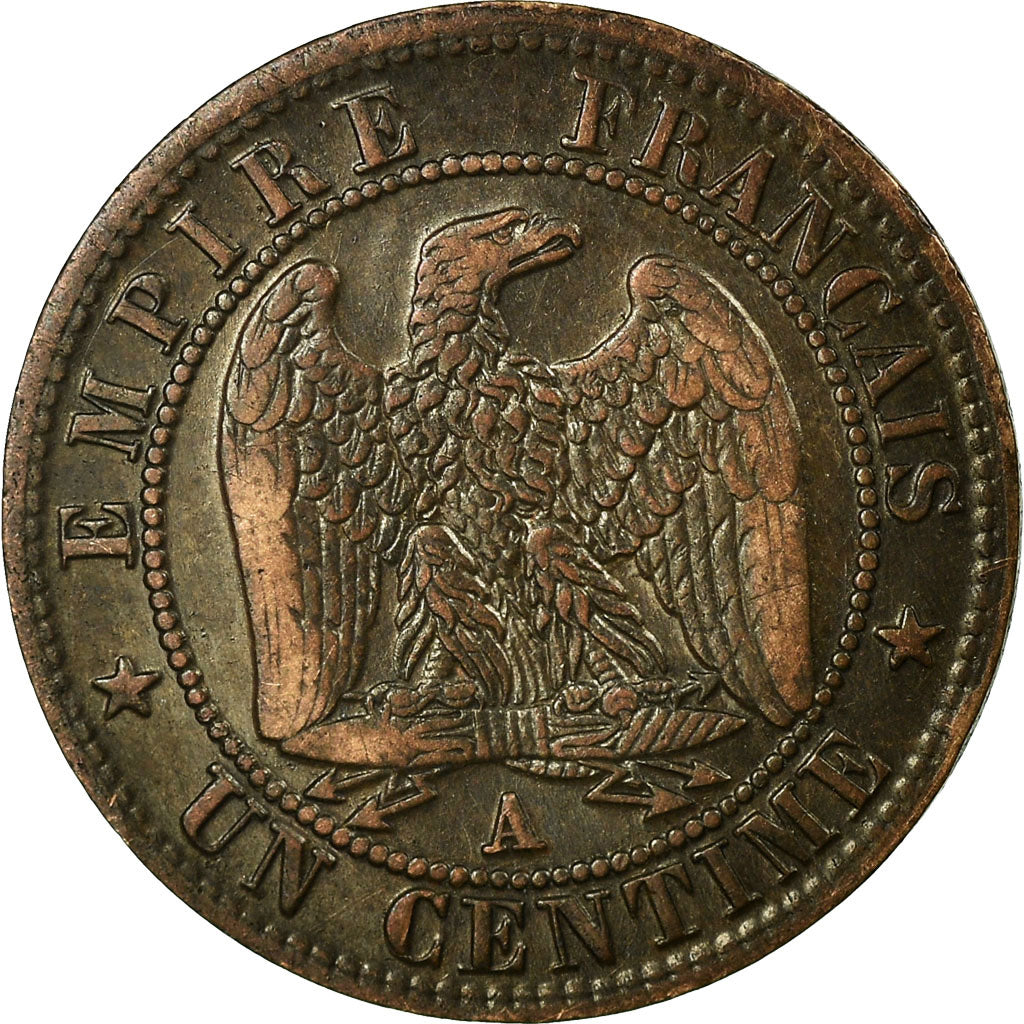 Munten, Frankrijk, Napoleon III, Napoléon III, Centime, 1857, Paris, ZF