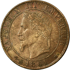 Coin, France, Napoleon III, Napoléon III, Centime, 1861, Paris, EF(40-45)