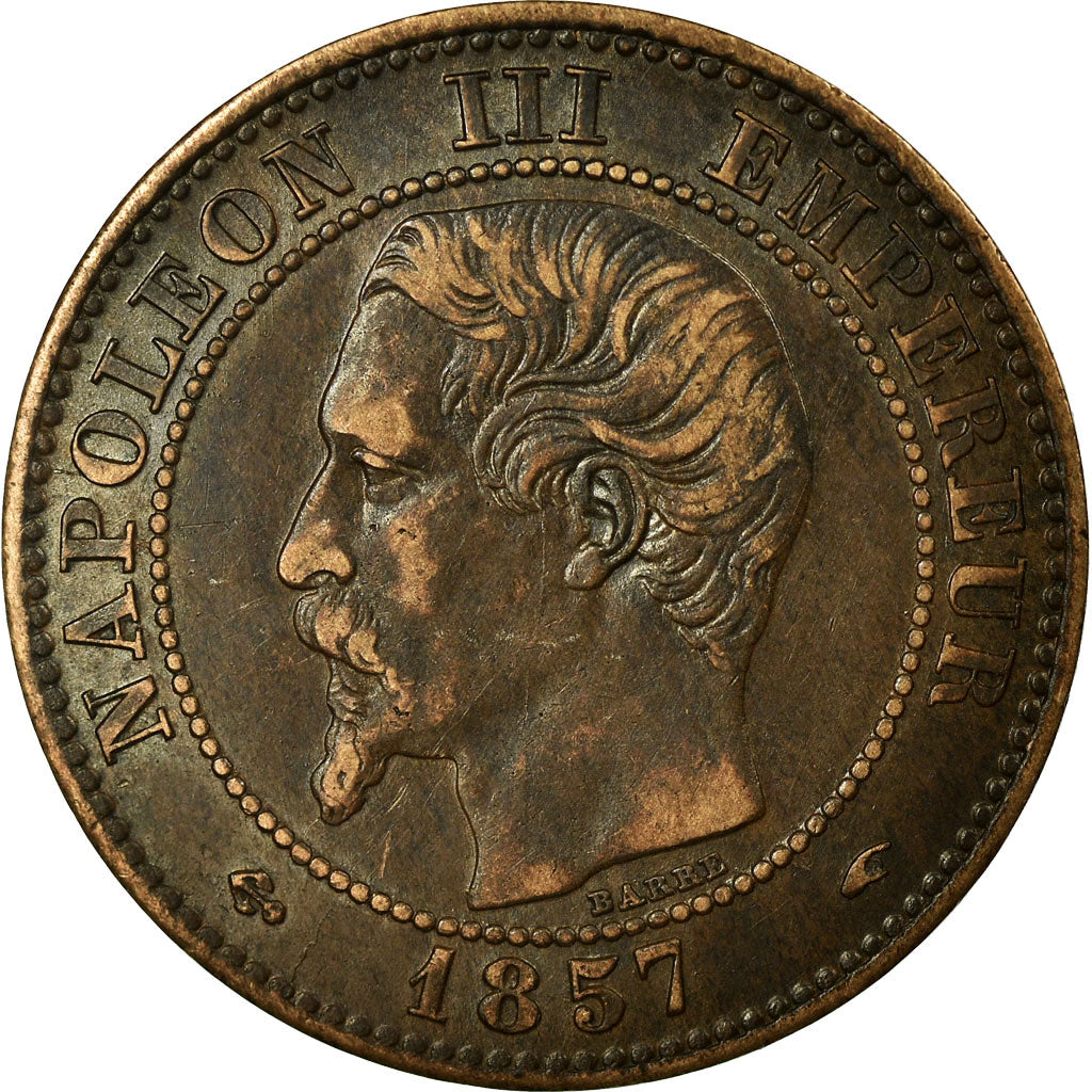 Coin, France, Napoleon III, Napoléon III, 2 Centimes, 1857, Paris, VF(30-35)