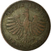 Coin, German States, FRANKFURT AM MAIN, Kreuzer, 1849, Frankfurt, VF(30-35)