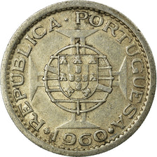 Coin, Mozambique, 5 Escudos, 1960, VF(30-35), Silver, KM:84