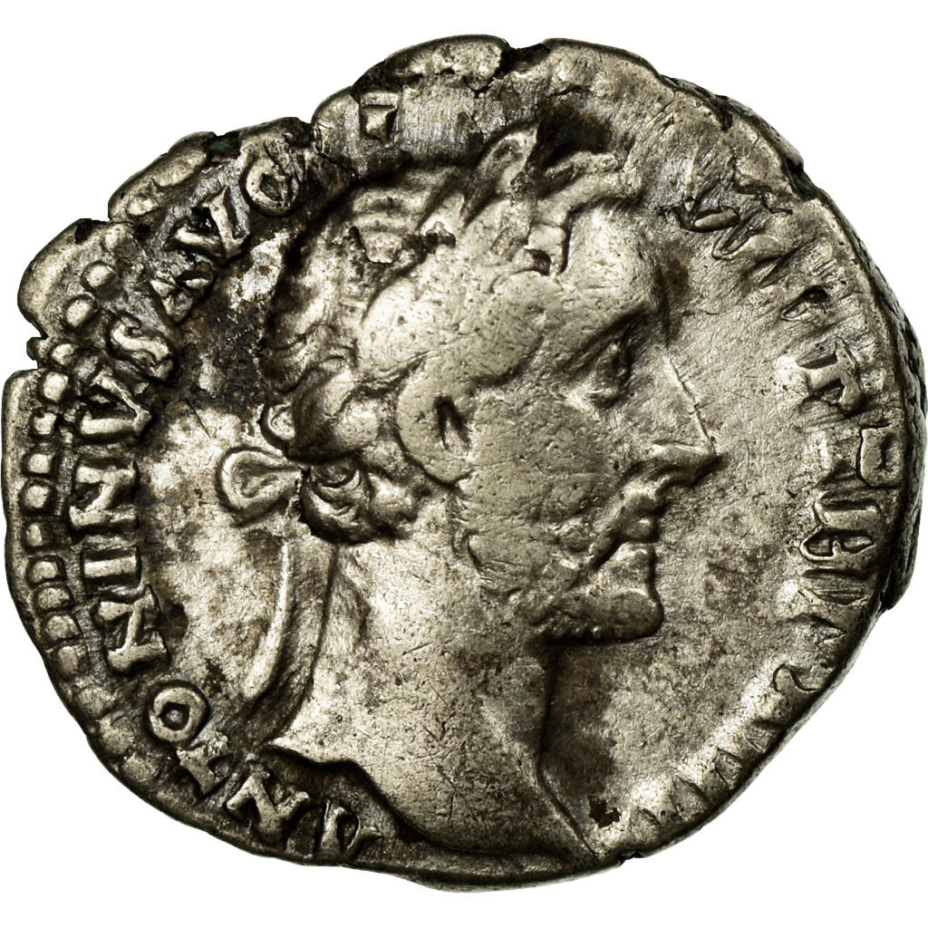 Moneda, Antoninus Pius, Denarius, BC+, Plata, Cohen:271