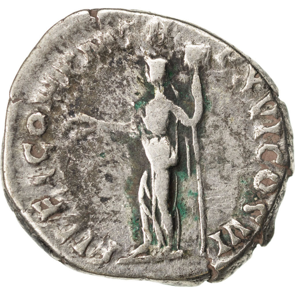 Commodus, Denarius, VF(30-35), Silver, RIC #219., 2.70