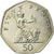 Moeda, Grã-Bretanha, Elizabeth II, 50 Pence, 2005, EF(40-45), Cobre-níquel