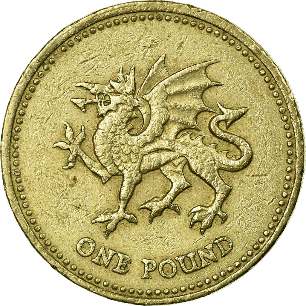 Coin, Great Britain, Elizabeth II, Pound, 2000, British Royal Mint, EF(40-45)