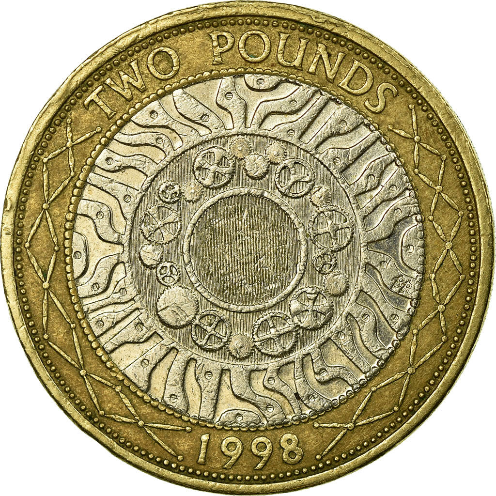 Coin, Great Britain, Elizabeth II, 2 Pounds, 1998, EF(40-45), Bi-Metallic