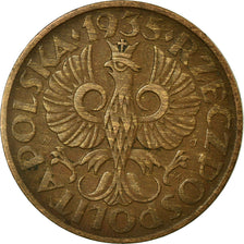 Coin, Poland, 2 Grosze, 1935, Warsaw, VF(30-35), Bronze, KM:9a