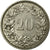 Monnaie, Suisse, 20 Rappen, 1929, Bern, TTB, Nickel, KM:29