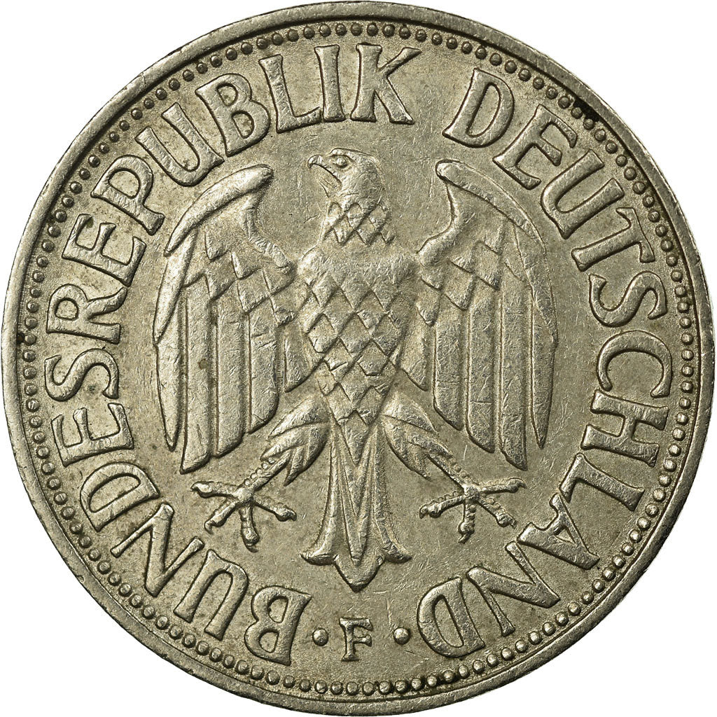 Moneda, ALEMANIA - REPÚBLICA FEDERAL, Mark, 1971, Stuttgart, MBC, Cobre -