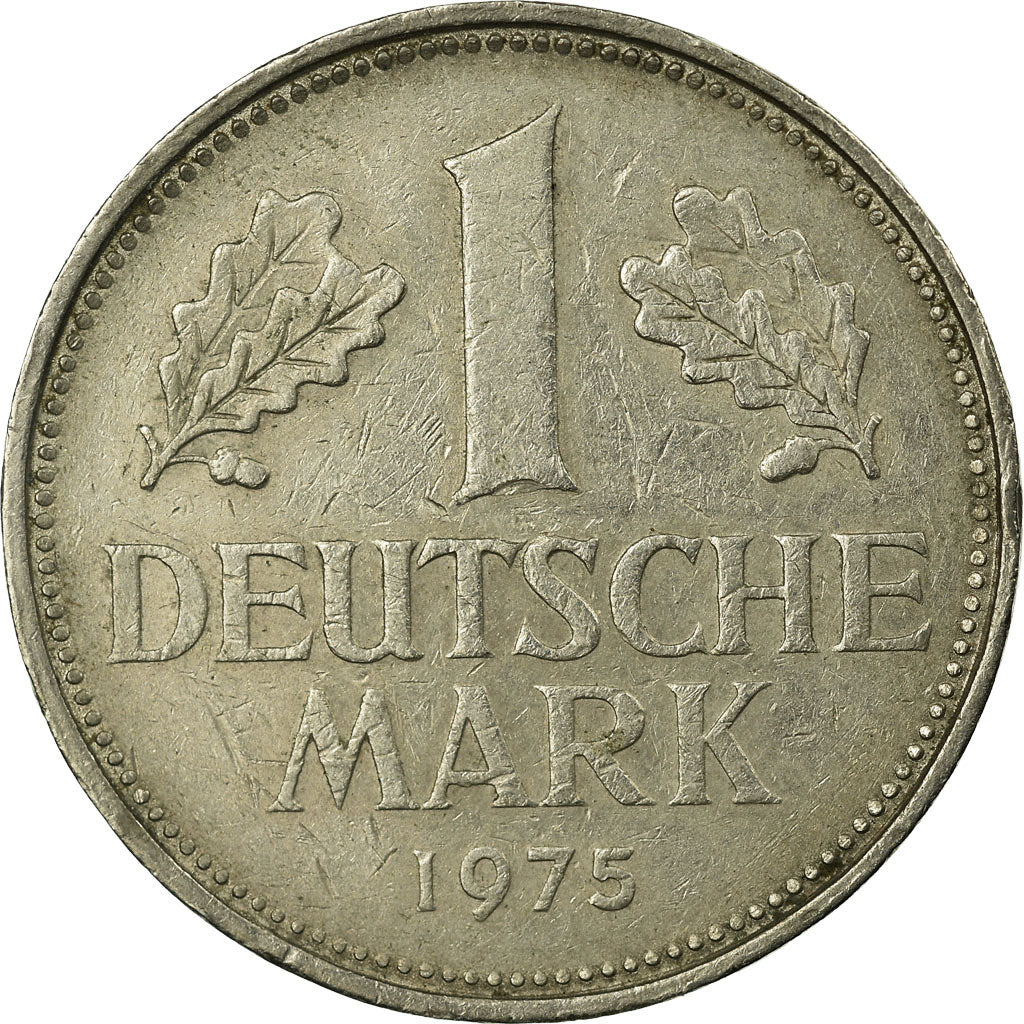 Coin, GERMANY - FEDERAL REPUBLIC, Mark, 1975, Stuttgart, VF(30-35)