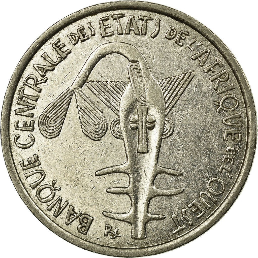 Coin, West African States, 100 Francs, 2000, Paris, EF(40-45), Nickel, KM:4