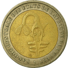 Coin, West African States, 200 Francs, 2004, Paris, VF(30-35), Bi-Metallic