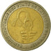 Coin, West African States, 200 Francs, 2004, Paris, VF(30-35), Bi-Metallic