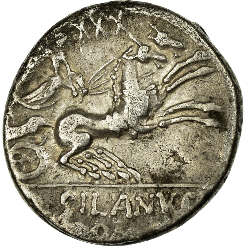 Coin, Junia, Denarius, AU(50-53), Silver, Babelon:15.