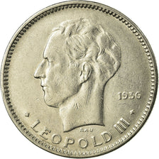 Coin, Belgium, 5 Francs, 5 Frank, 1936, EF(40-45), Nickel, KM:108