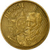Münze, Brasilien, 25 Centavos, 1998, S+, Bronze Plated Steel, KM:650