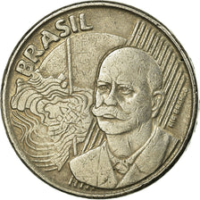 Münze, Brasilien, 50 Centavos, 2000, SS, Copper-nickel, KM:651