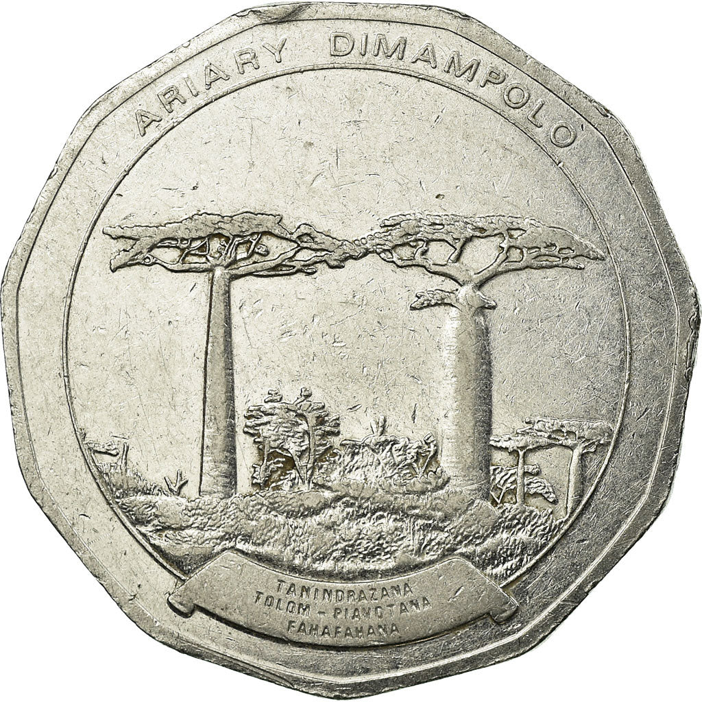 Monnaie, Madagascar, 50 Ariary, 1992, Paris, TTB, Stainless Steel, KM:20