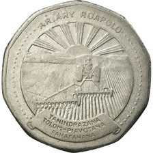 Coin, Madagascar, 20 Ariary, 1992, Royal Canadian Mint, VF(30-35), Stainless