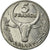 Moneta, Madagascar, 5 Francs, Ariary, 1989, Paris, EF(40-45), Stal nierdzewna