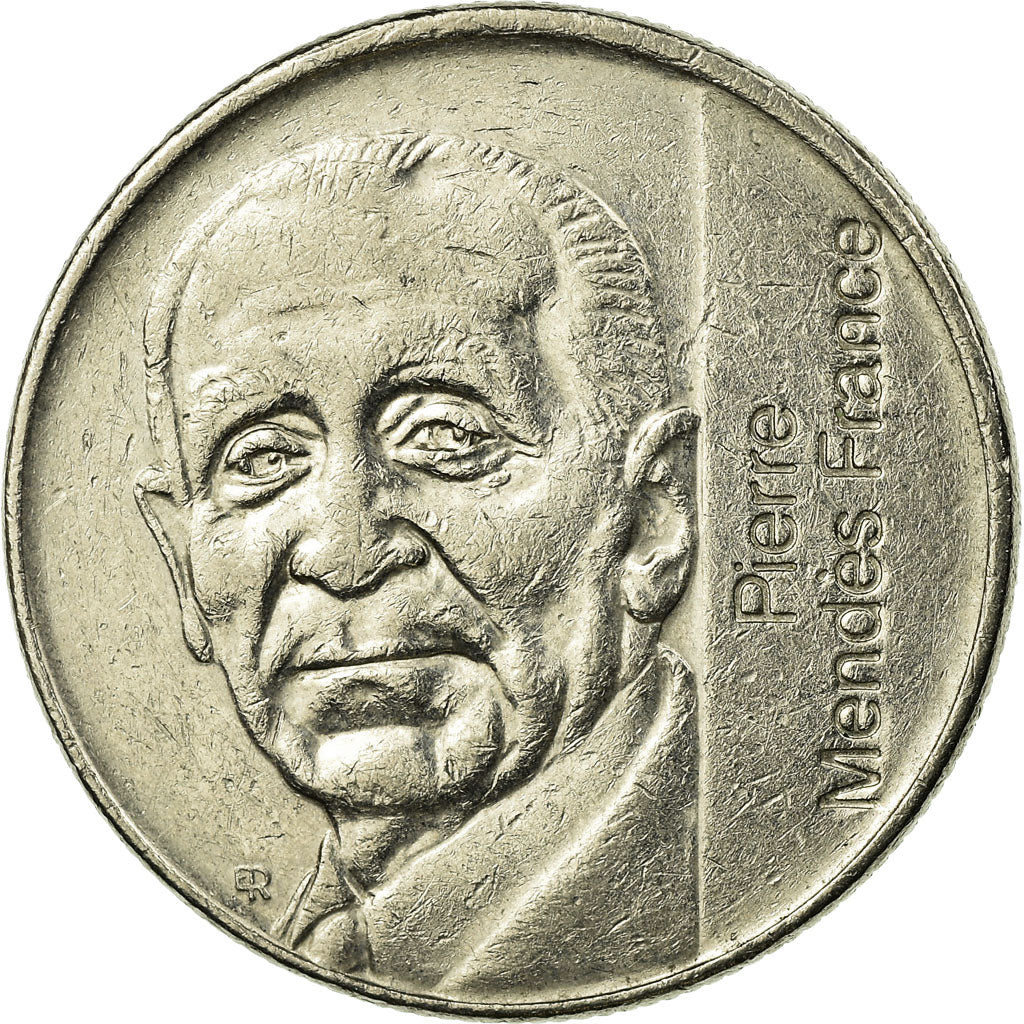 Coin, France, Mendès France, 5 Francs, 1996, Paris, EF(40-45), Nickel, KM:1006