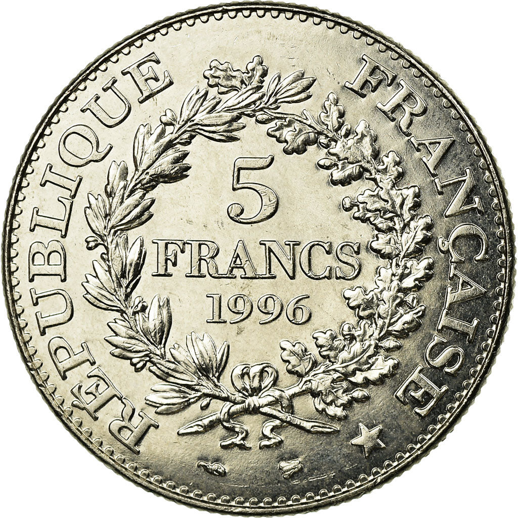 Monnaie, France, Hercule, 5 Francs, 1996, Paris, TTB, Nickel, KM:1155