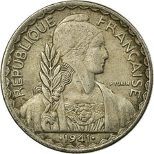 Münze, FRENCH INDO-CHINA, 20 Cents, 1941, San Francisco, USA, S+