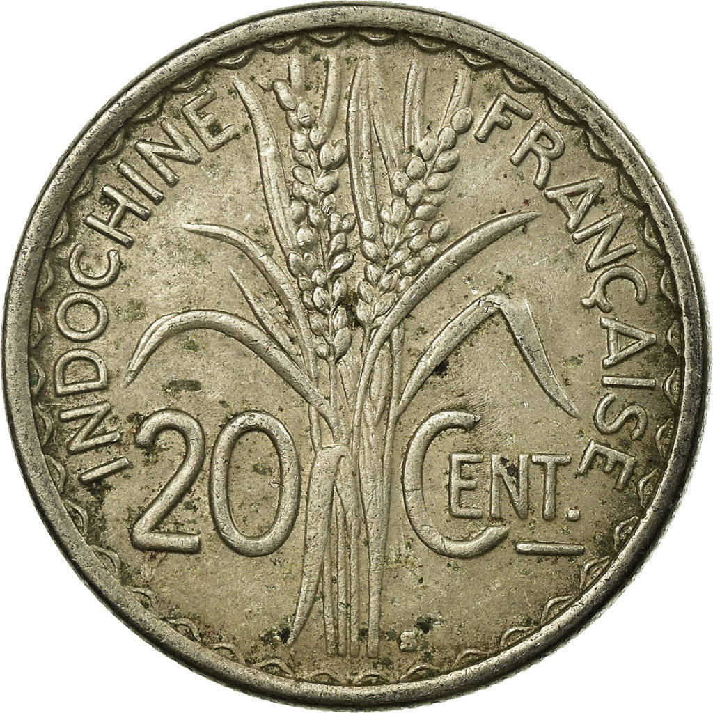Münze, FRENCH INDO-CHINA, 20 Cents, 1941, San Francisco, USA, S+