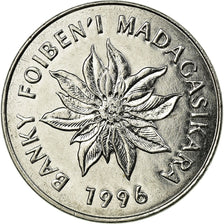 Coin, Madagascar, 5 Francs, Ariary, 1996, Paris, EF(40-45), Stainless Steel