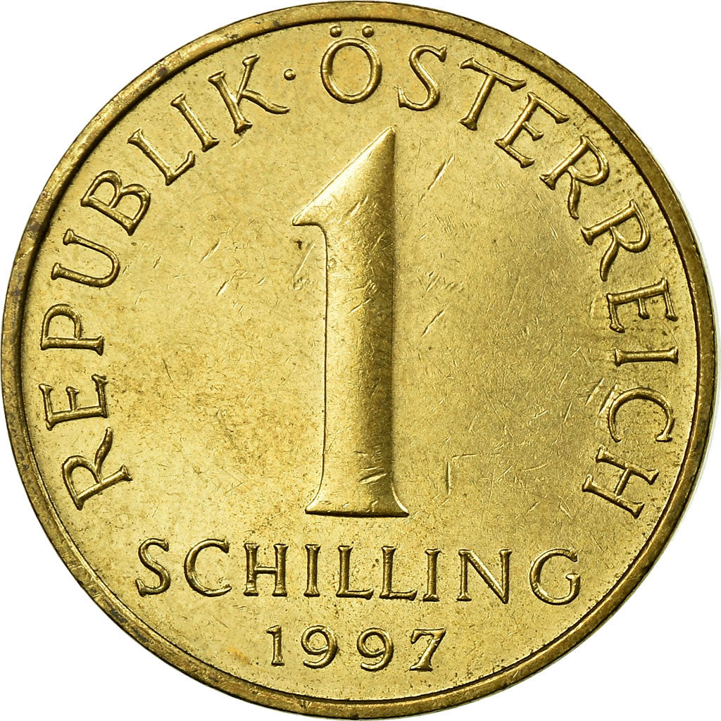 Coin, Austria, Schilling, 1997, EF(40-45), Aluminum-Bronze, KM:2886