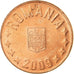 Moneta, Rumunia, 5 Bani, 2009, Bucharest, EF(40-45), Miedź platerowana stalą
