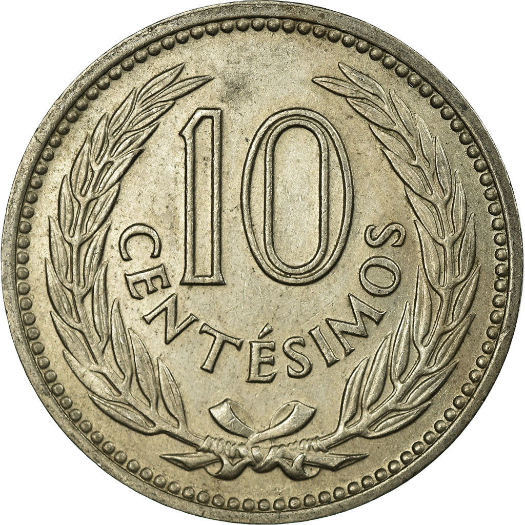 Monnaie, Uruguay, 10 Centesimos, 1959, Santiago, TTB, Copper-nickel, KM:35